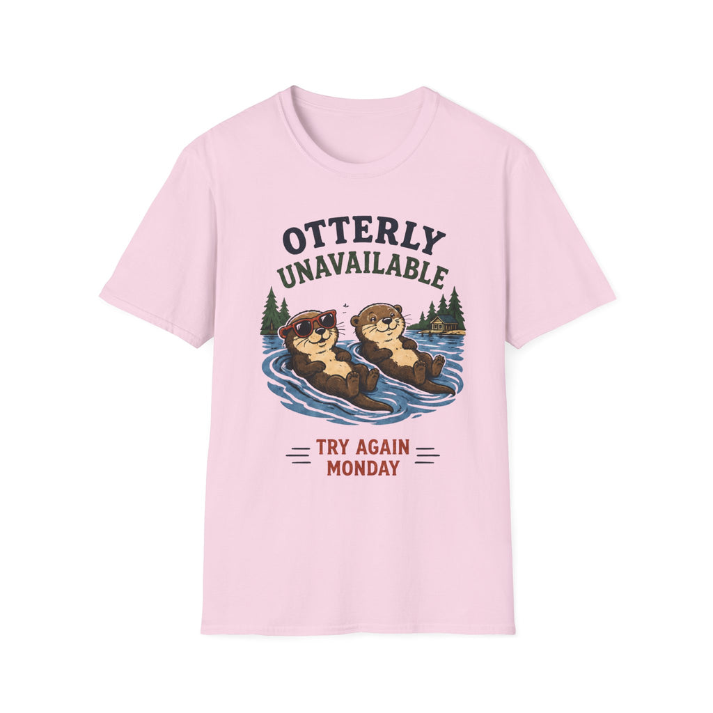 Otterly Unavailable Try Again Monday Graphic Tee