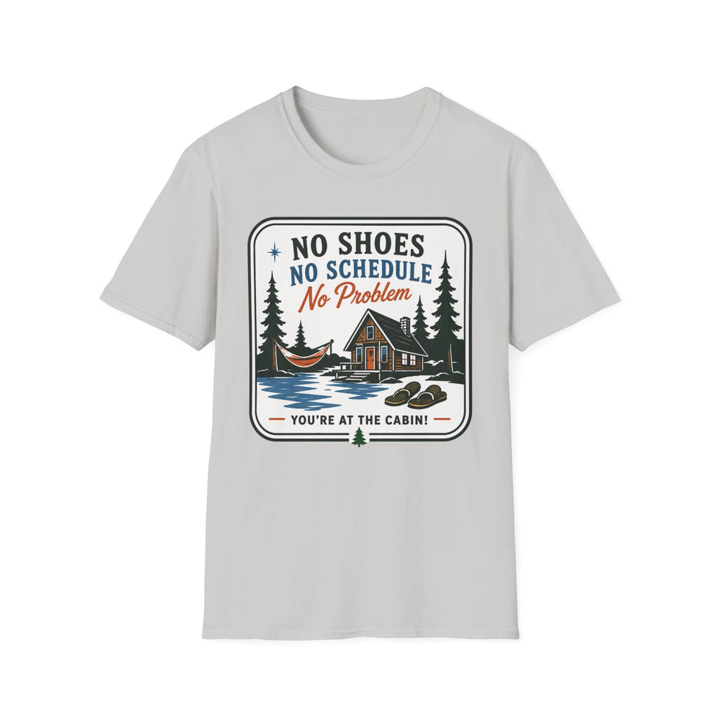 No Shoes No Schedule No Problem Graphic Tee