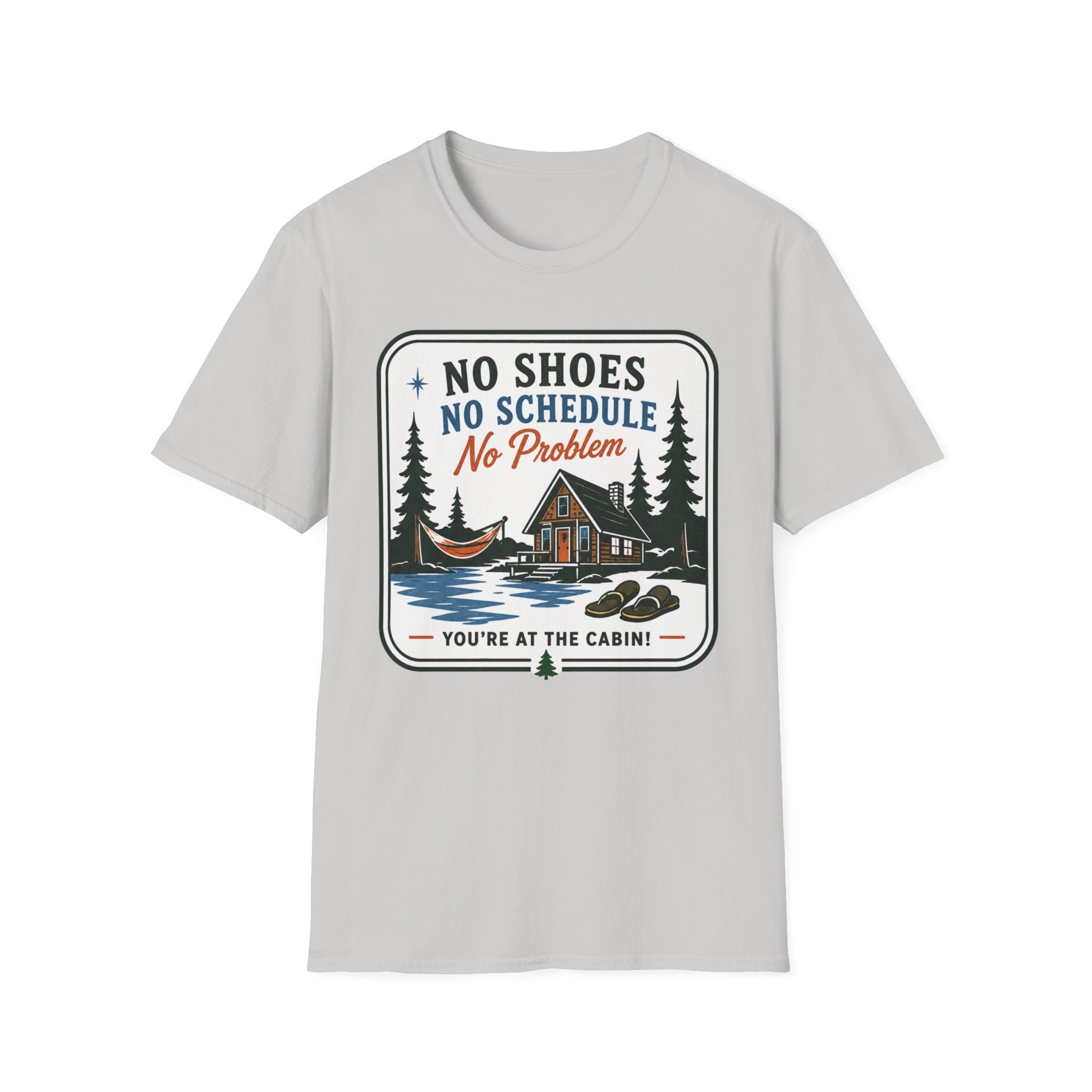 No Shoes No Schedule No Problem Graphic Tee