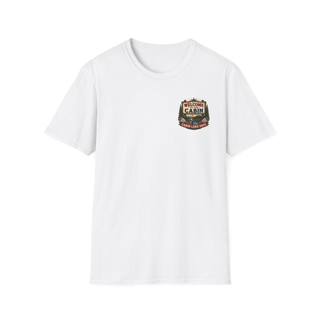 Welcome to the Cabin Graphic Badge Tee