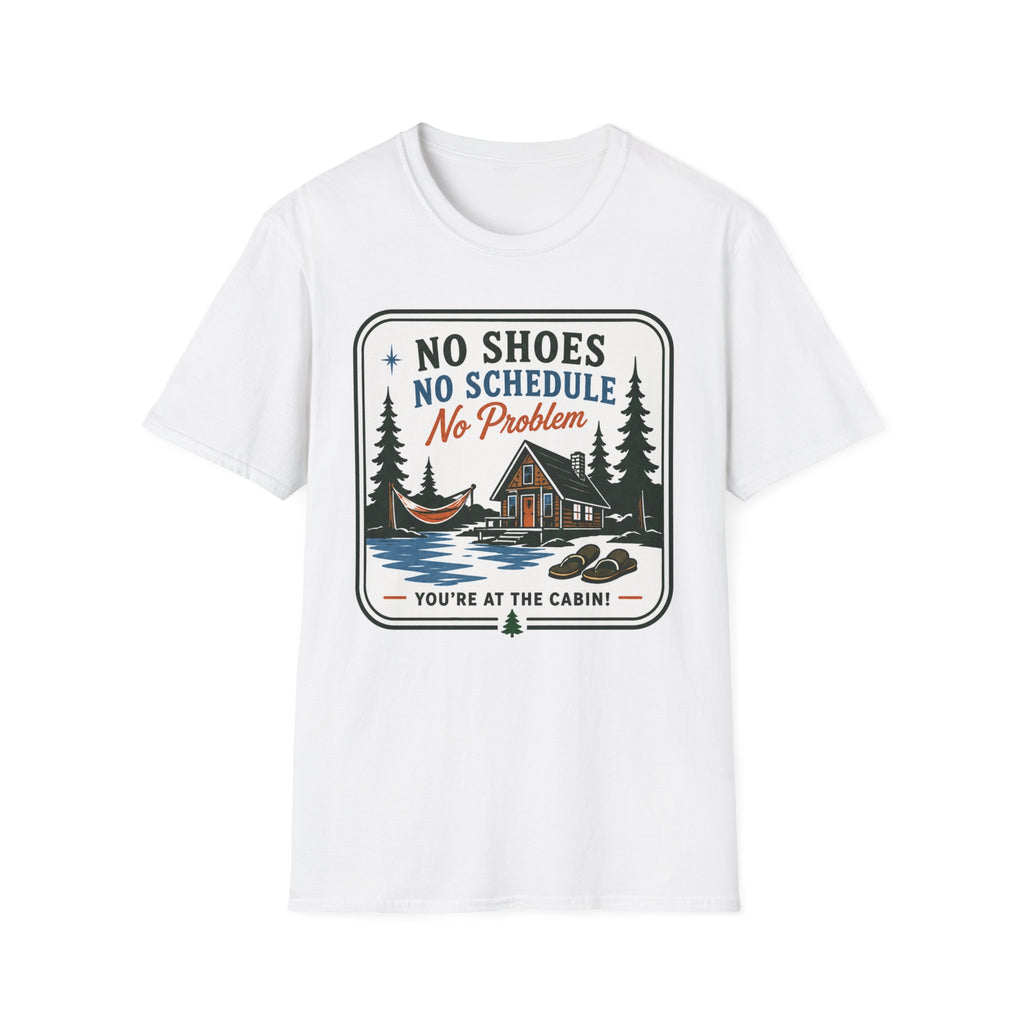 No Shoes No Schedule No Problem Graphic Tee