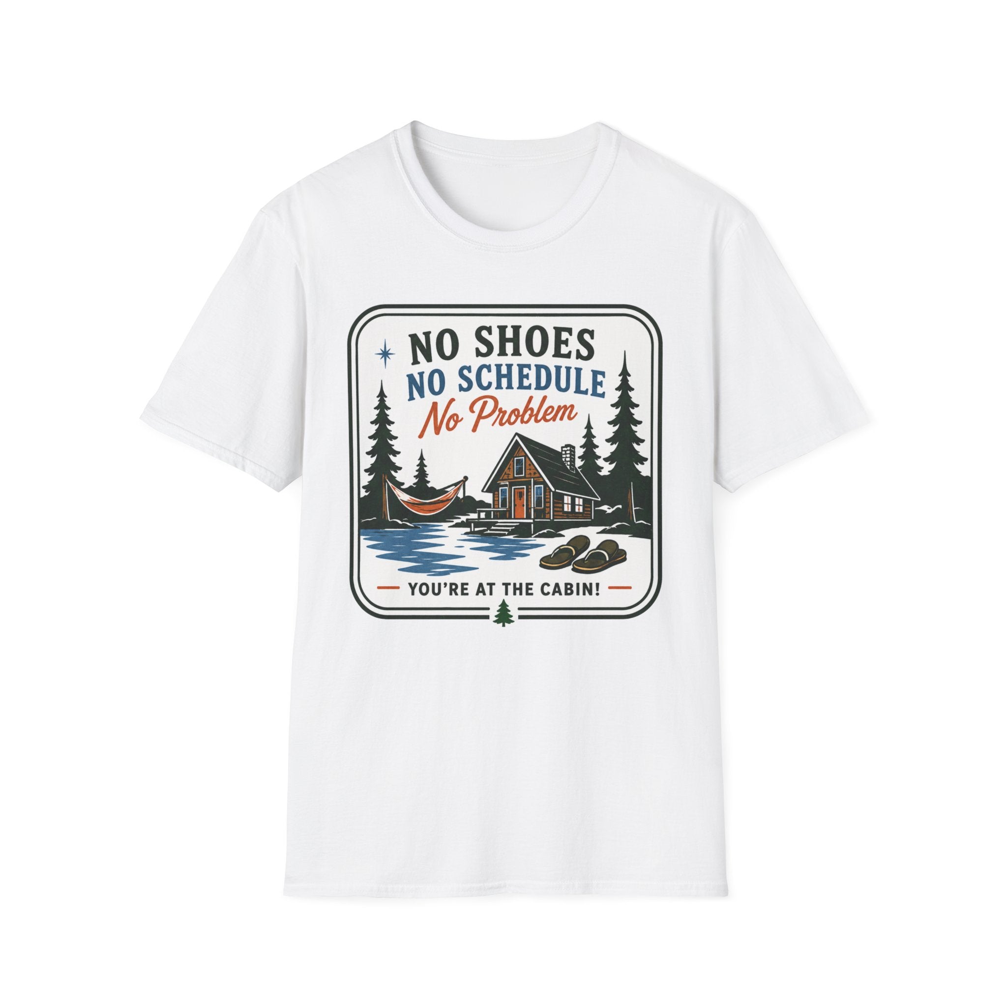 No Shoes No Schedule No Problem Graphic Tee