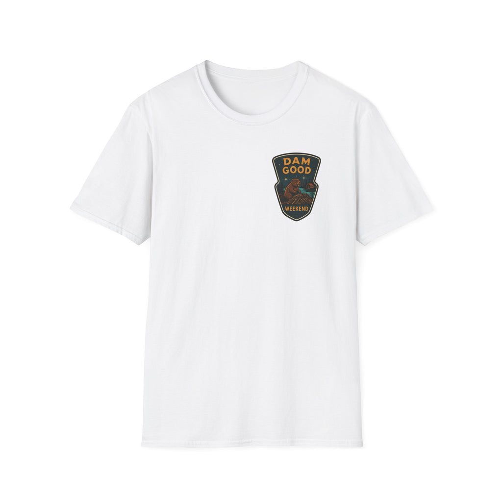 Dam Good Weekend Graphic Badge Tee