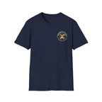 Adventure Is Calling Answer At The Lake Graphic Badge Tee