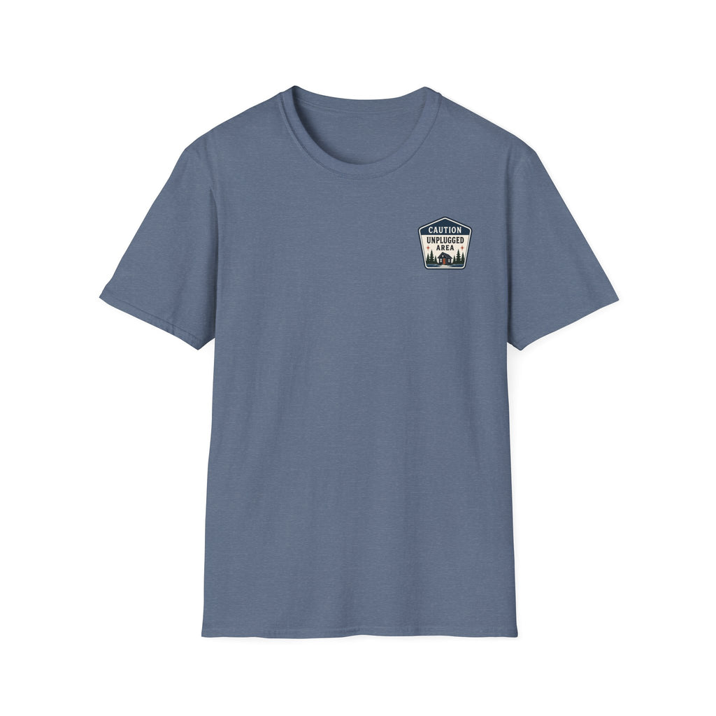 Caution Unplugged Area Graphic Tee