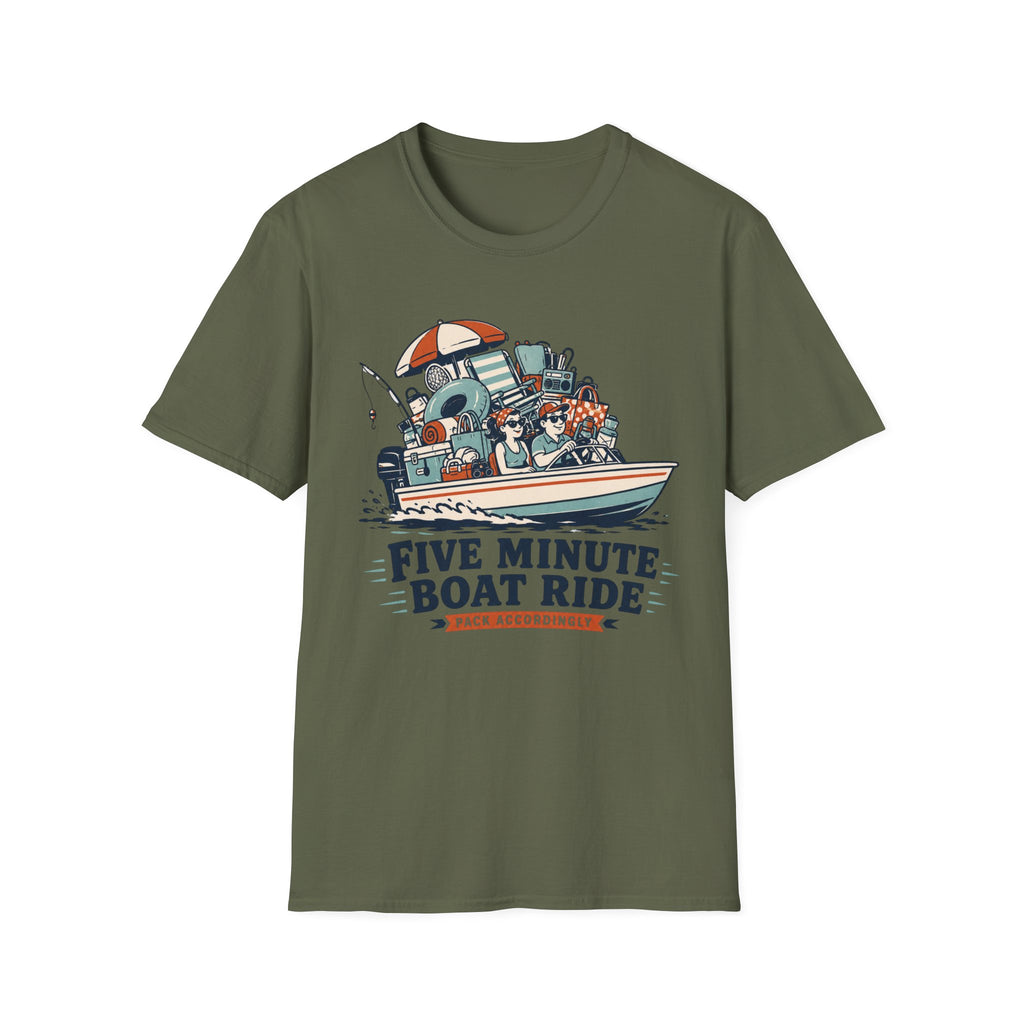 Five Minute Boat Ride Graphic Tee