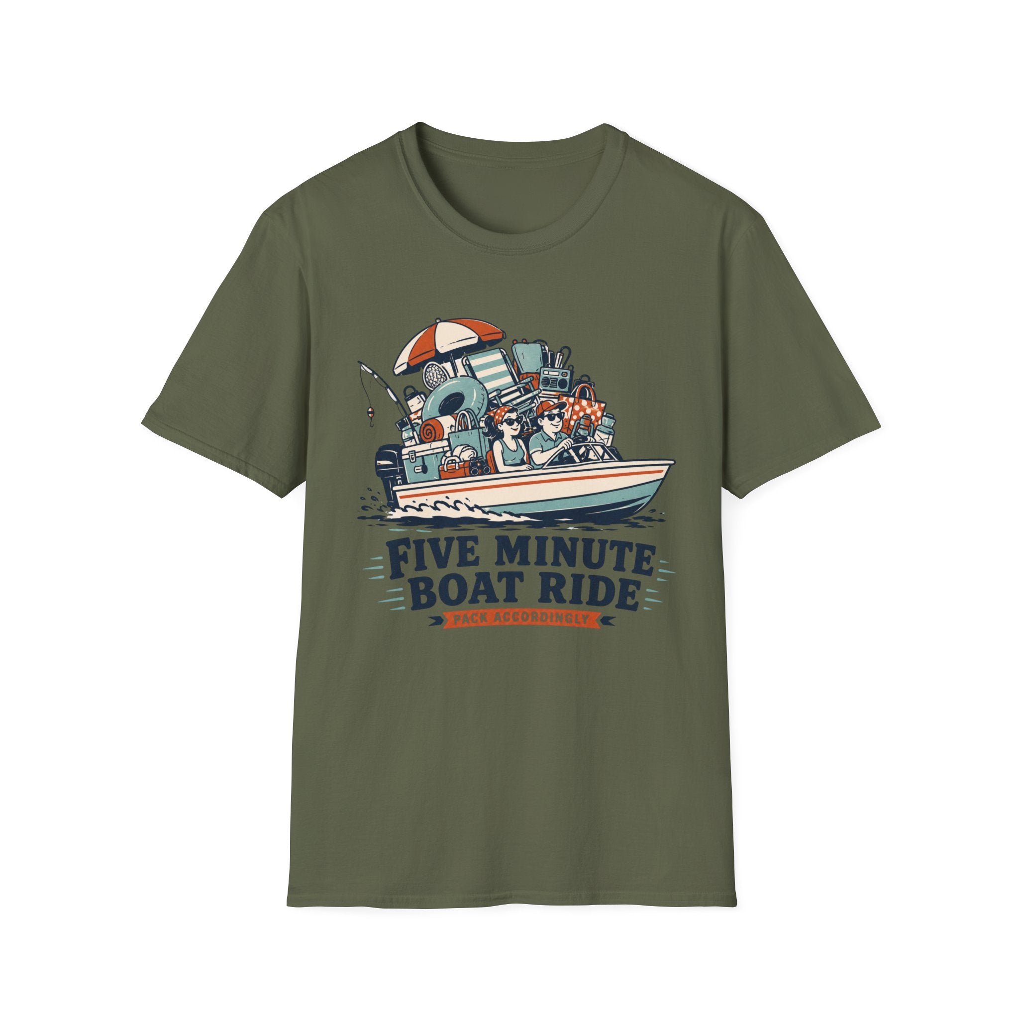Five Minute Boat Ride Graphic Tee