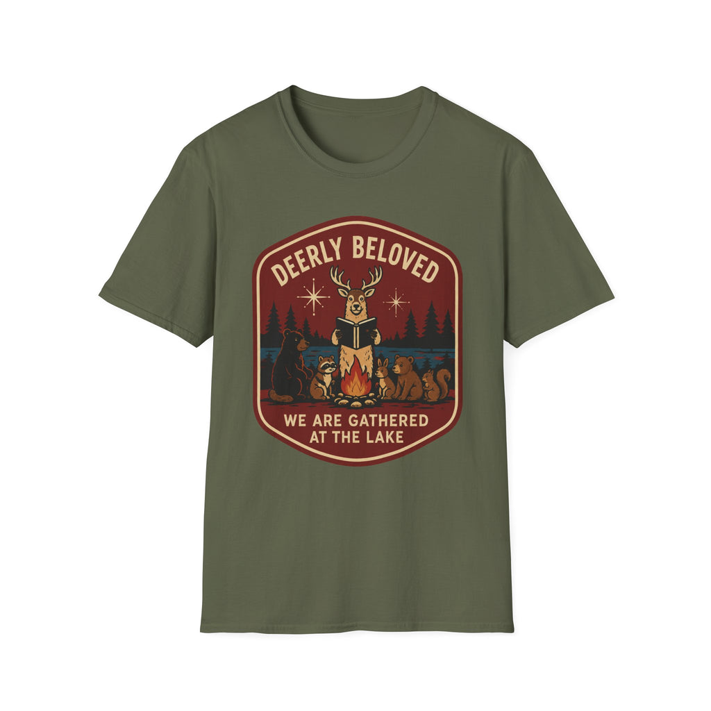 Deerly Beloved We Are Gathered at the Lake Graphic Tee
