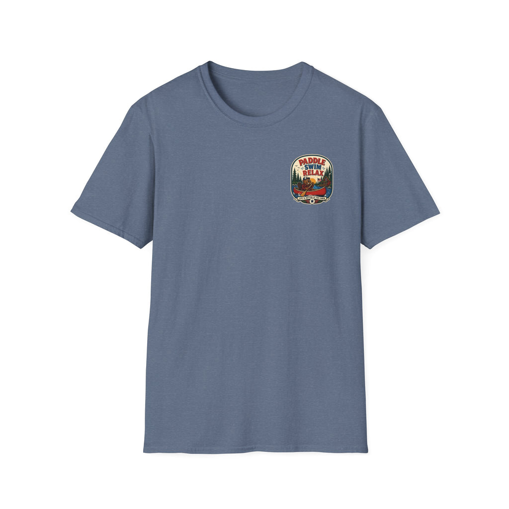 Paddle, Drift & Relax Graphic Badge Tee