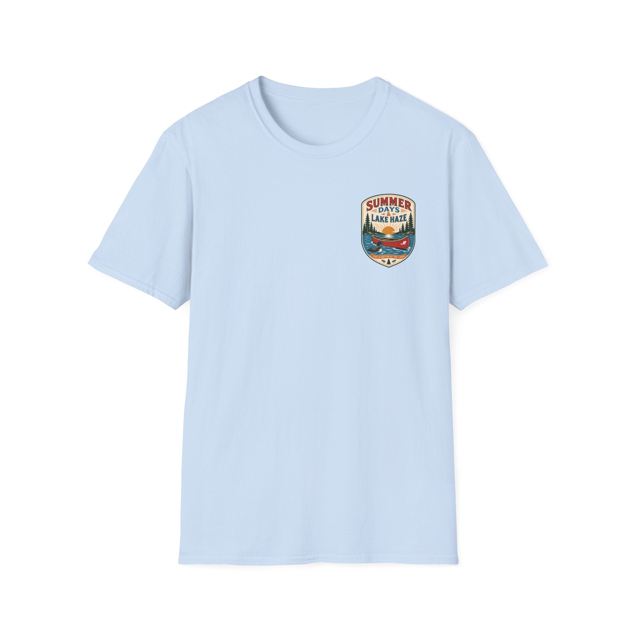 Summer Days & Lake Haze Graphic Badge Tee