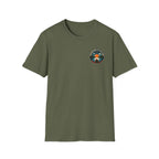 Adventure Is Calling Answer At The Lake Graphic Badge Tee