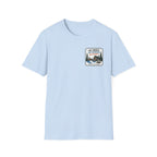 No Shoes, No Schedule, No Problems Graphic Badge Tee