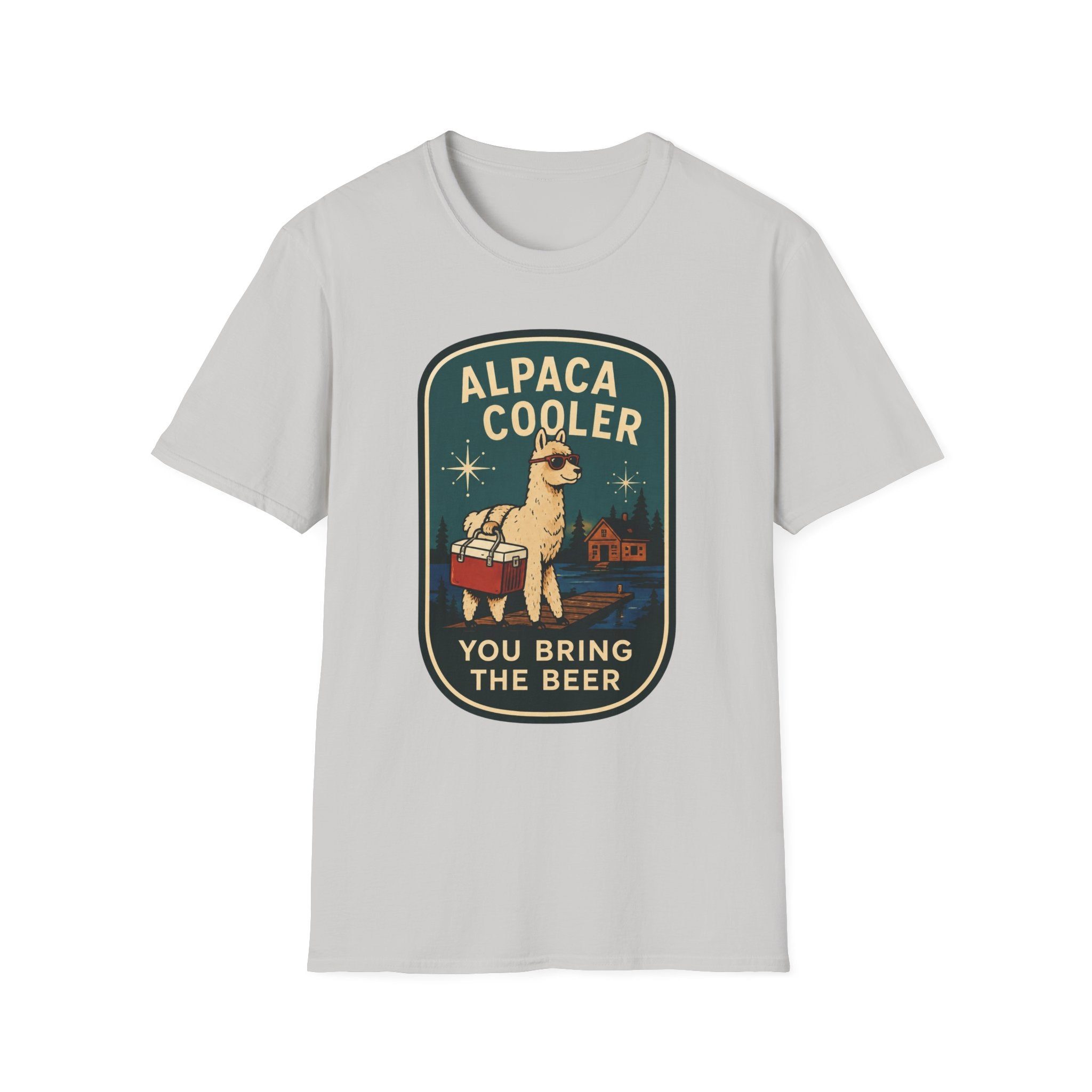 Alpaca Cooler You Bring the Beer Graphic Tee