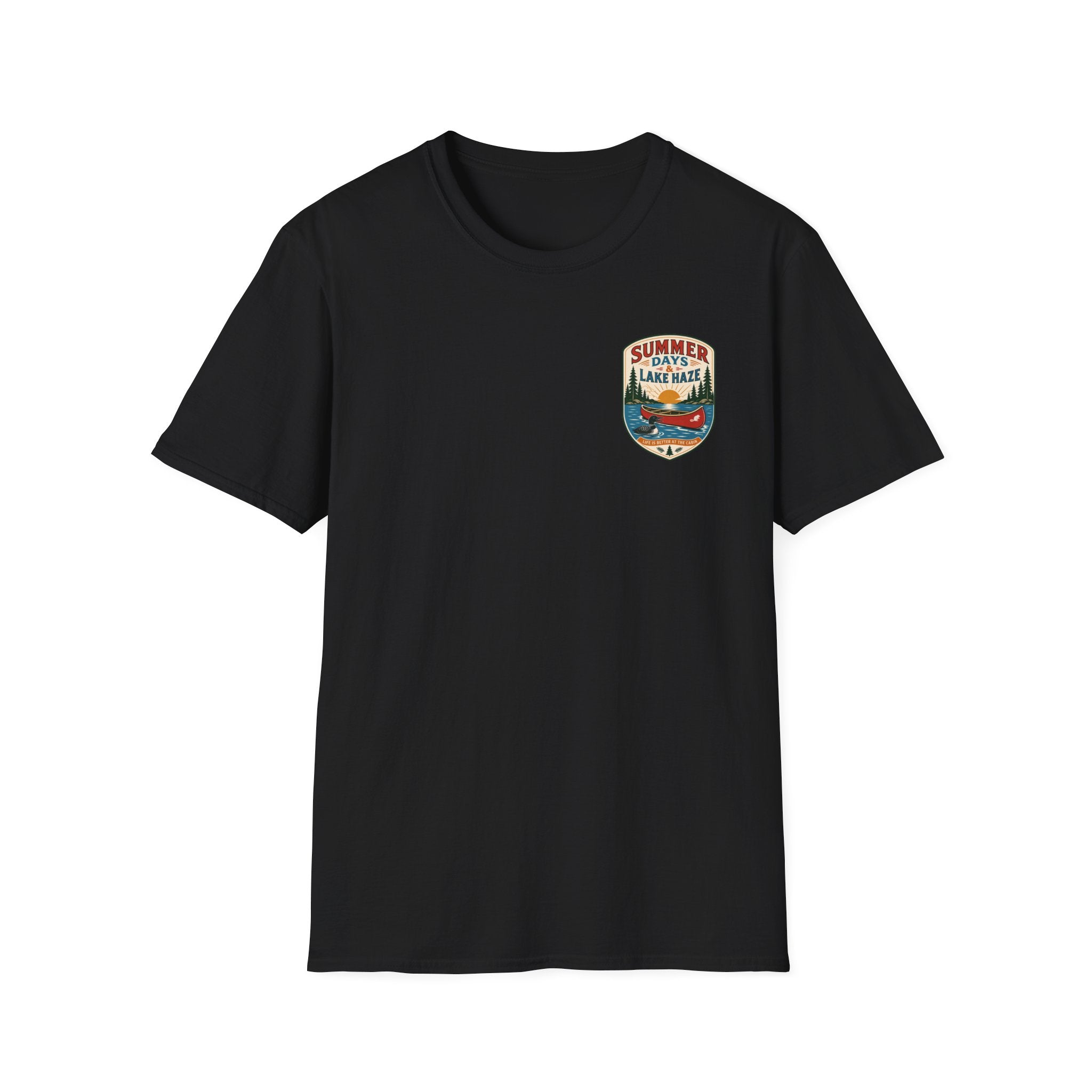 Summer Days & Lake Haze Graphic Badge Tee
