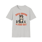 Dock Around & Find Out Raccoon Graphic Tee