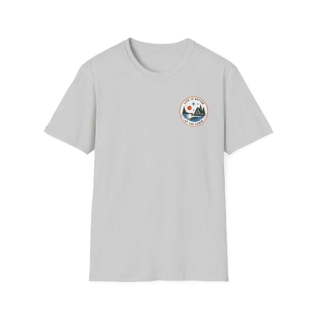 Life Is Better at the Cabin Graphic Badge Tee