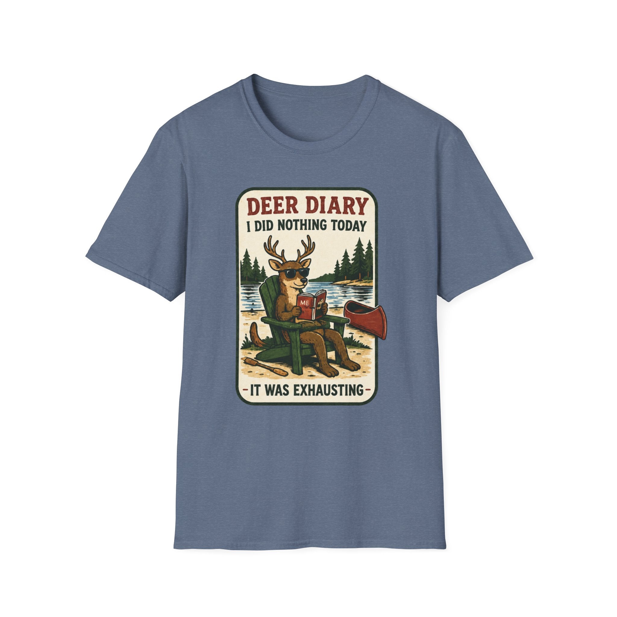 Deer Diary I Did Nothing Today Graphic Tee
