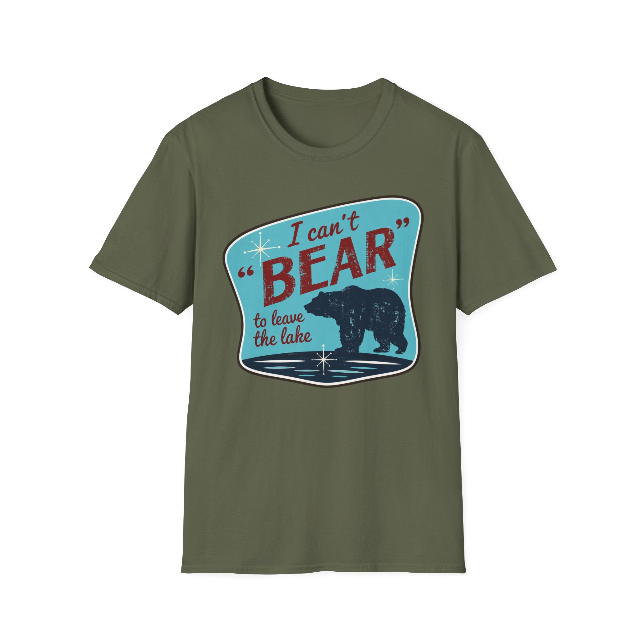 I Can't 'Bear' to Leave the Lake Graphic Tee