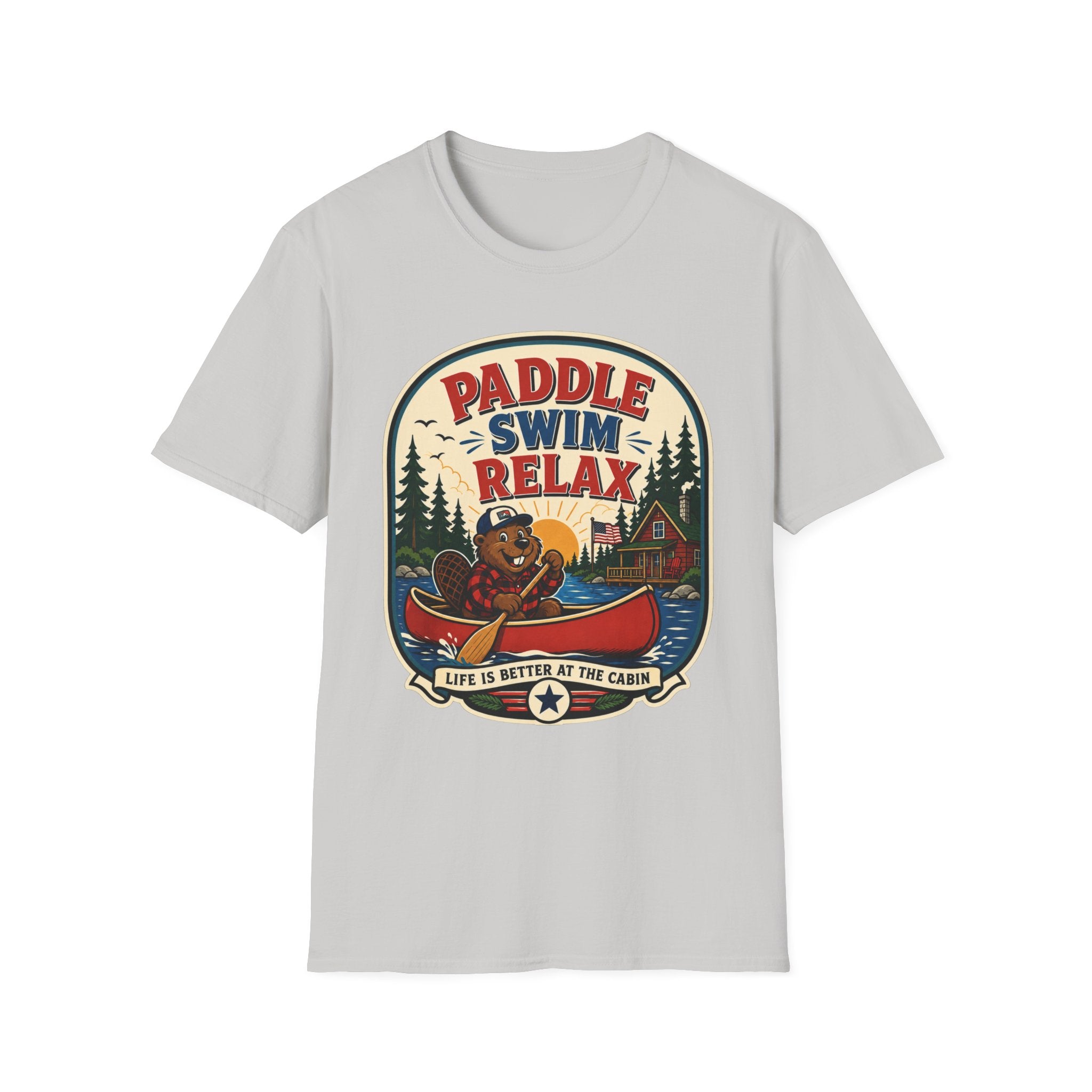 Paddle Swim Relax Graphic Tee