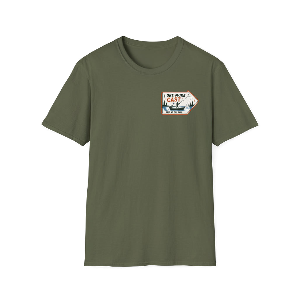 One More Cast Graphic Badge Tee