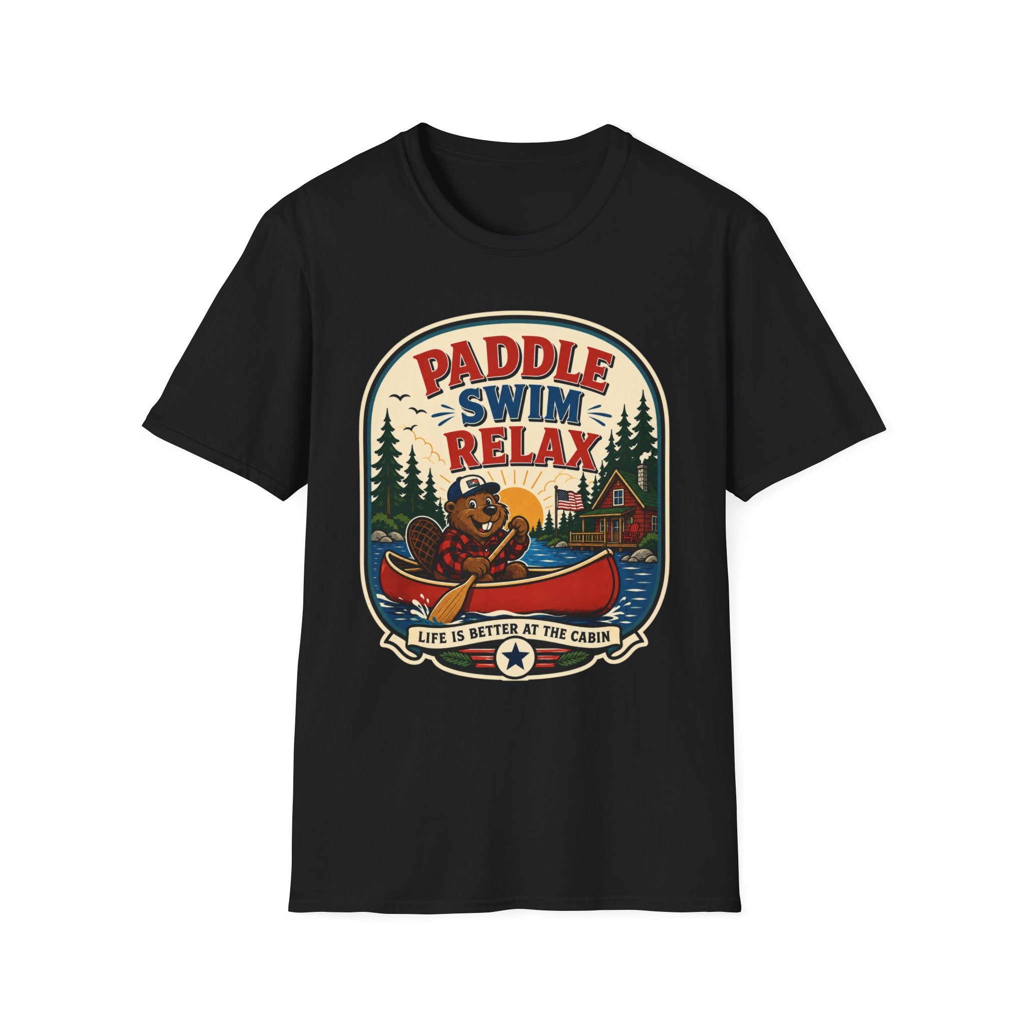 Paddle Swim Relax Graphic Tee
