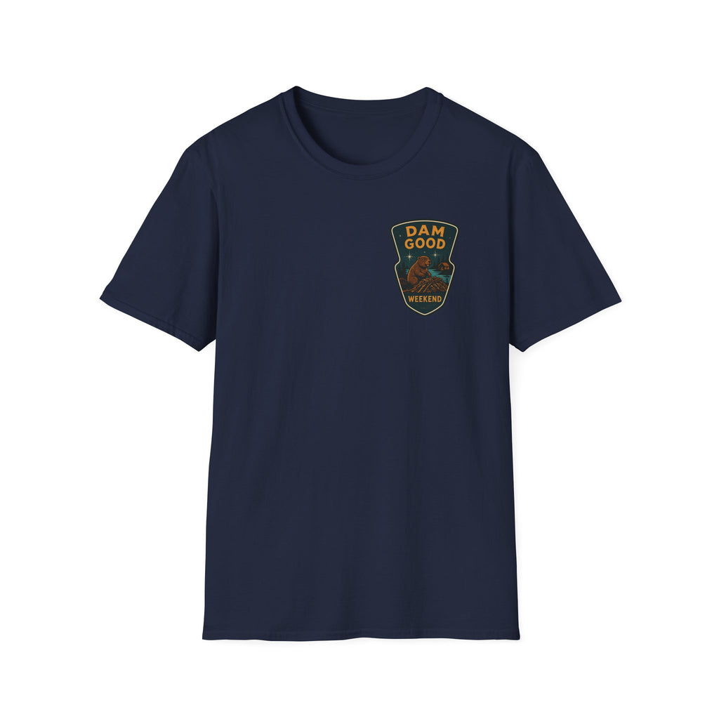 Dam Good Weekend Graphic Badge Tee
