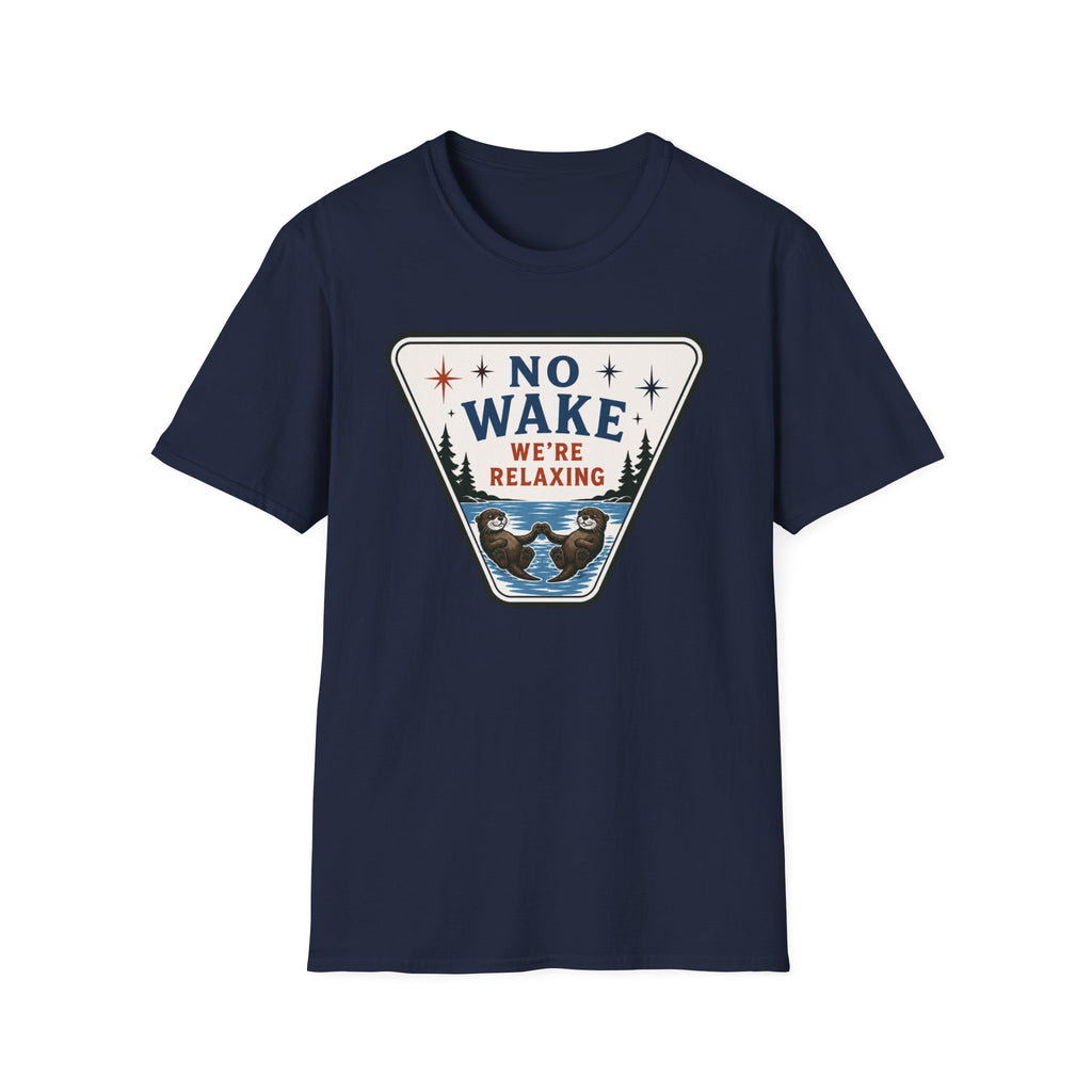 No Wake We're Relaxing Graphic Tee