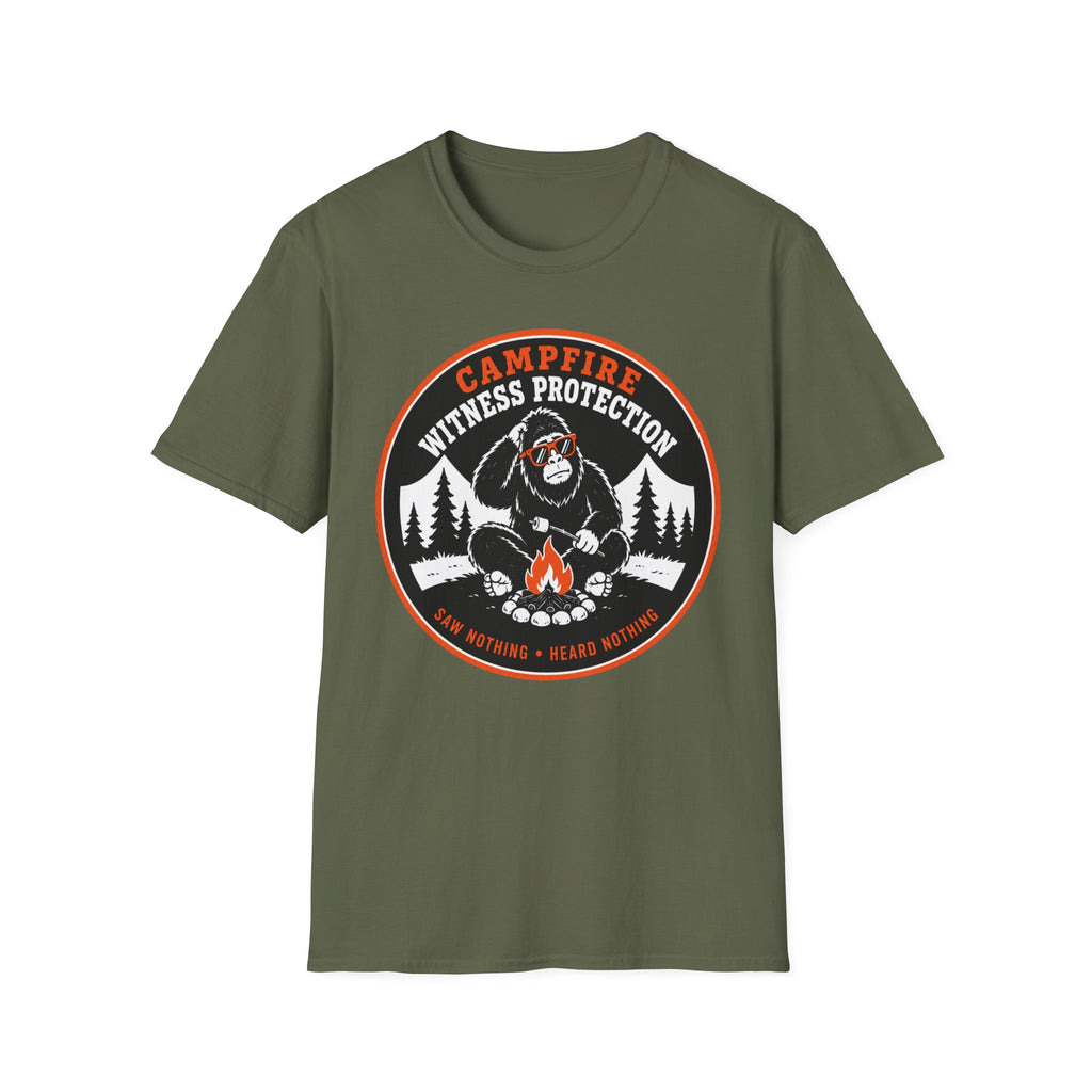Campfire Witness Protection Graphic Tee