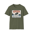 Warning Moose May Be Plotting Something Graphic Tee