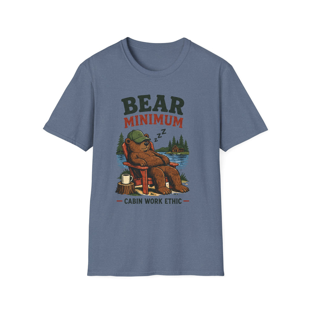 Bear Minimum Cabin Work Ethic Graphic Tee