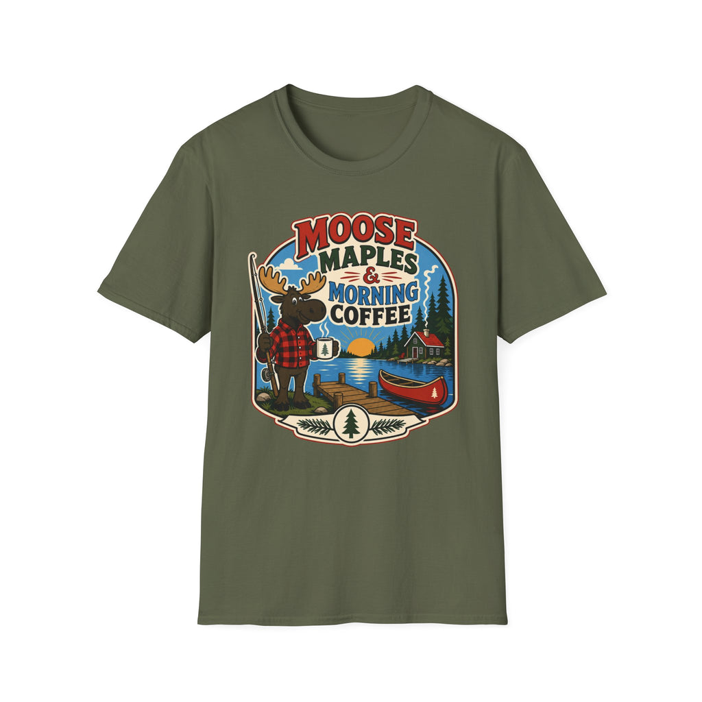 Moose, Maples & Morning Coffee Graphic Tee