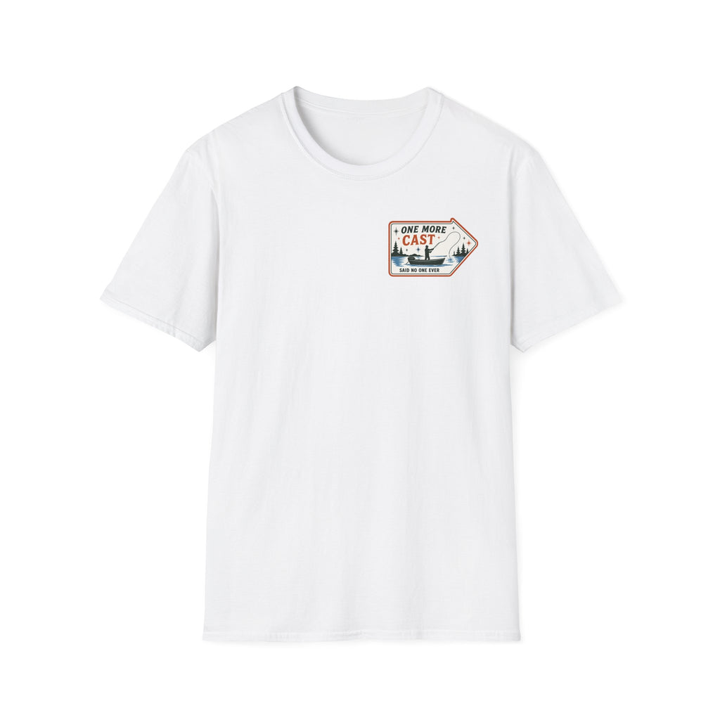 One More Cast Graphic Badge Tee