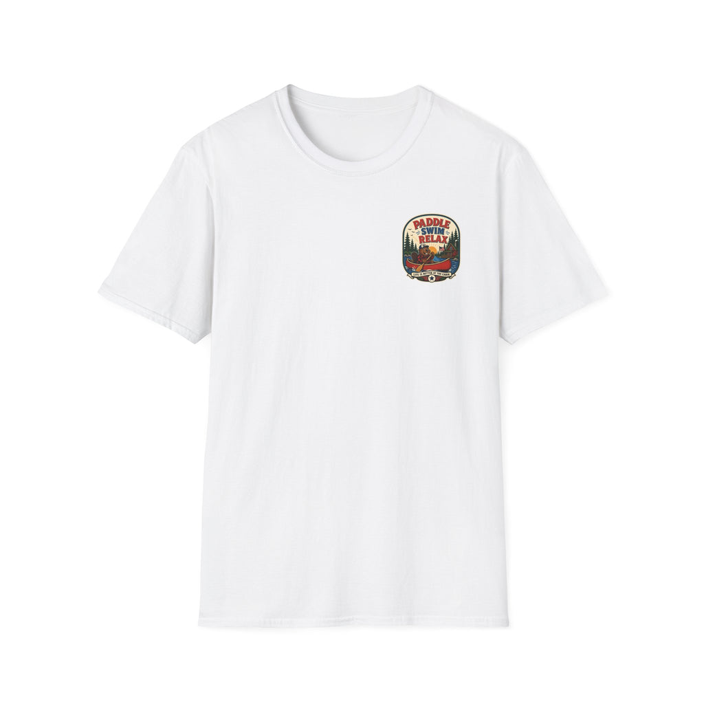 Paddle, Drift & Relax Graphic Badge Tee