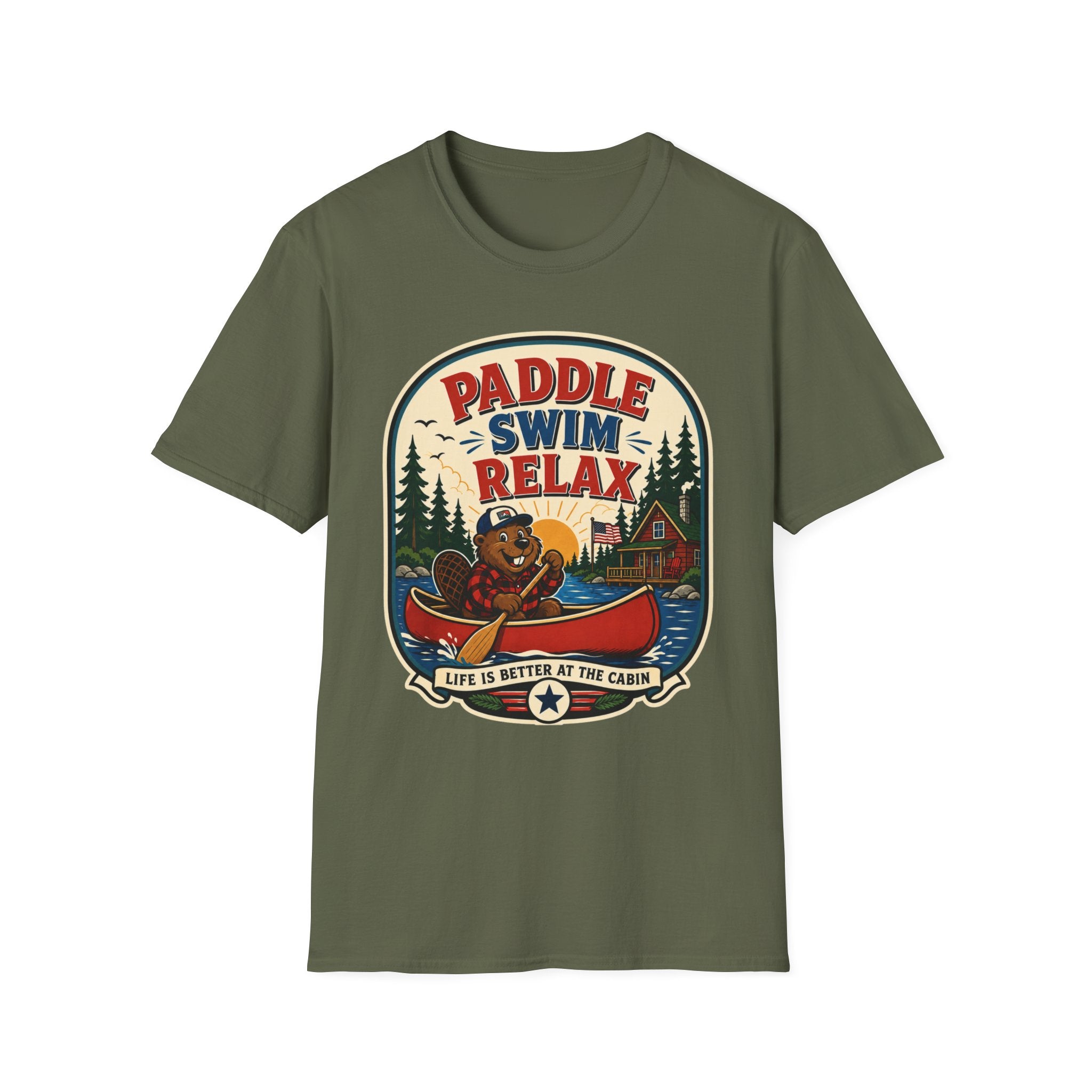 Paddle Swim Relax Graphic Tee