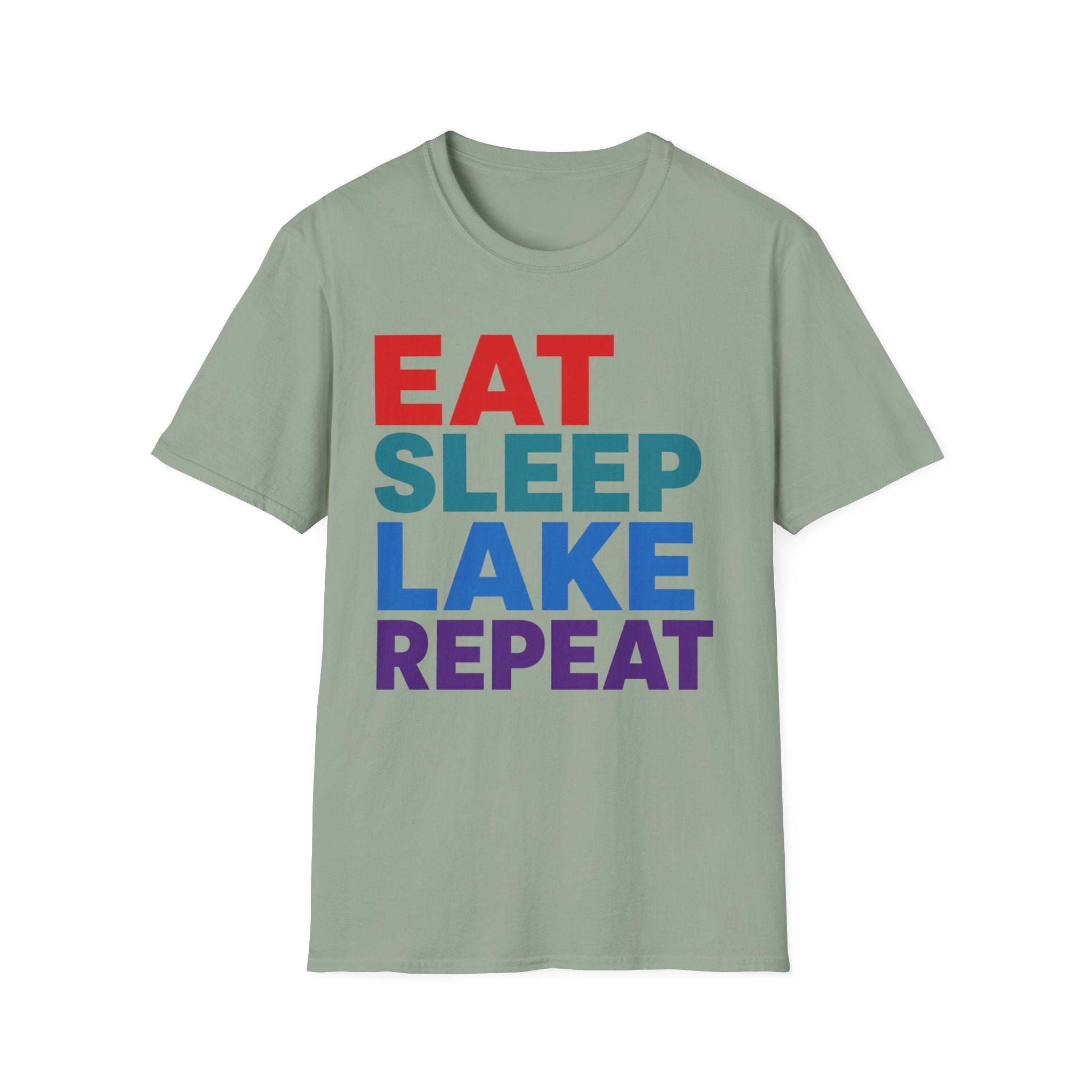Eat Sleep Lake Repeat Graphic Tee