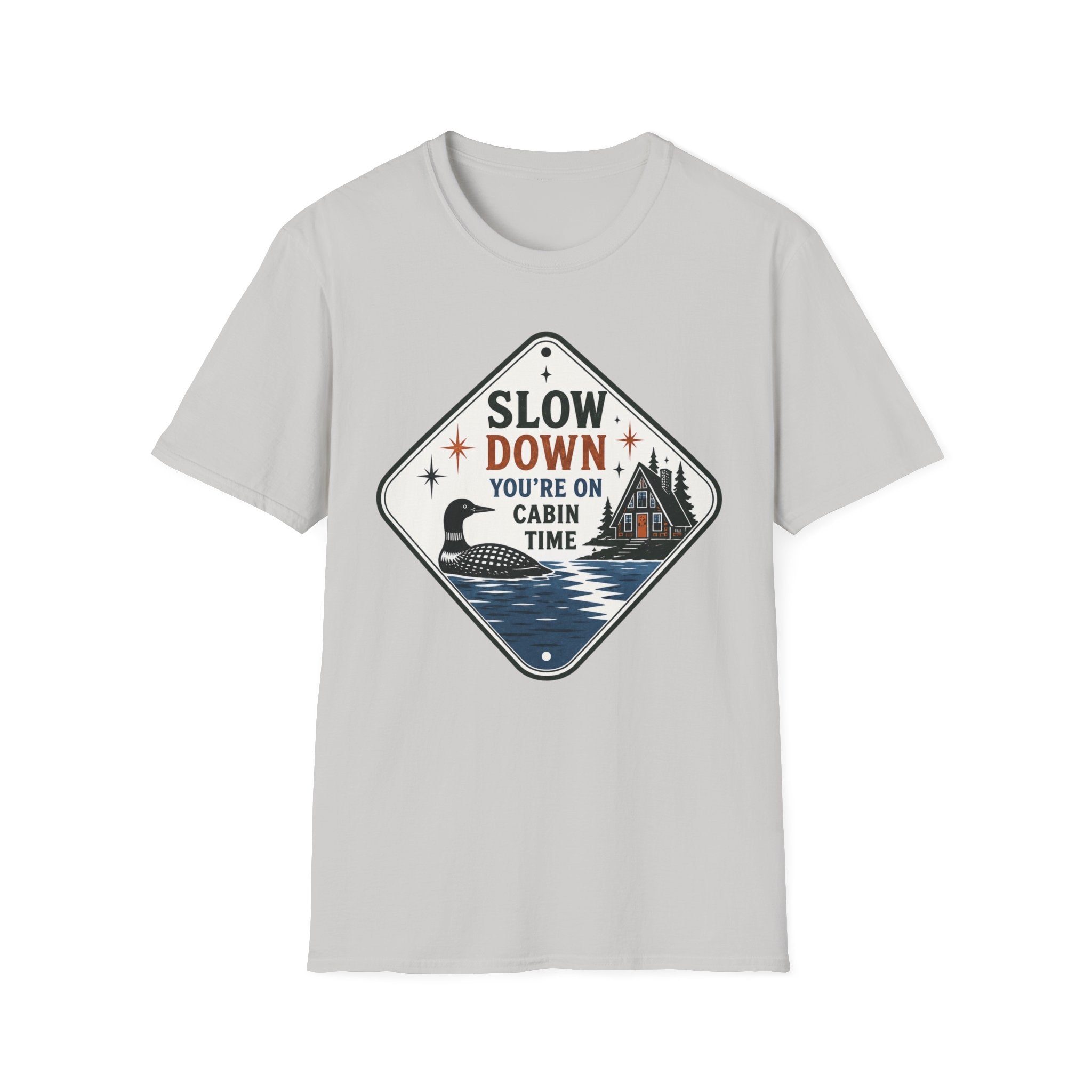Slow Down You're On Cabin Time Graphic Tee