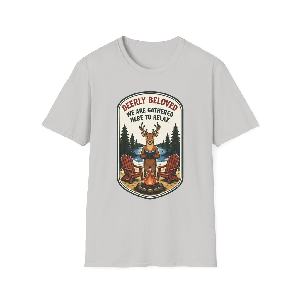 Deerly Beloved We Are Gathered Here to Relax Graphic Tee