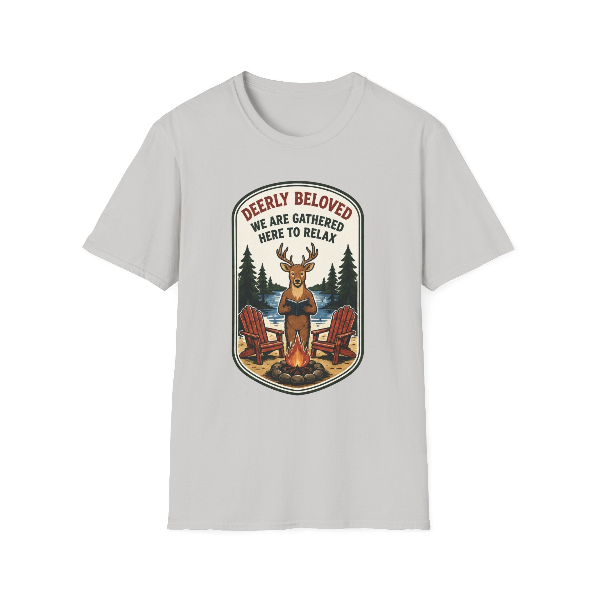 Deerly Beloved We Are Gathered Here to Relax Graphic Tee