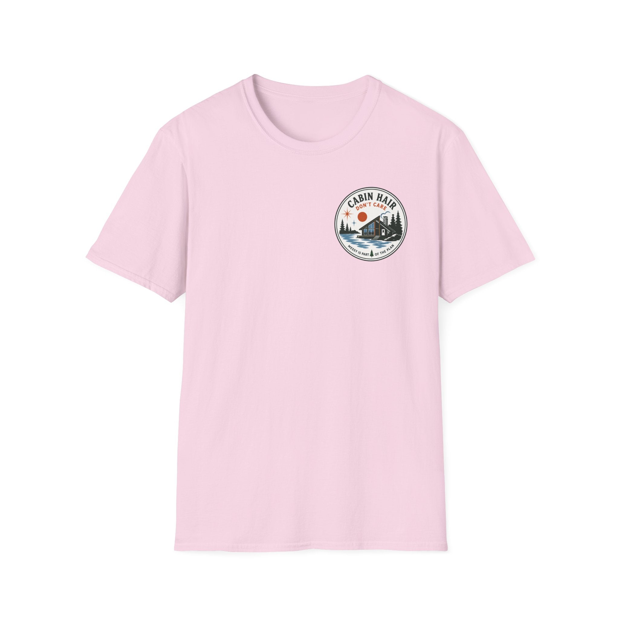 Cabin Hair Don't Care Graphic Badge Tee