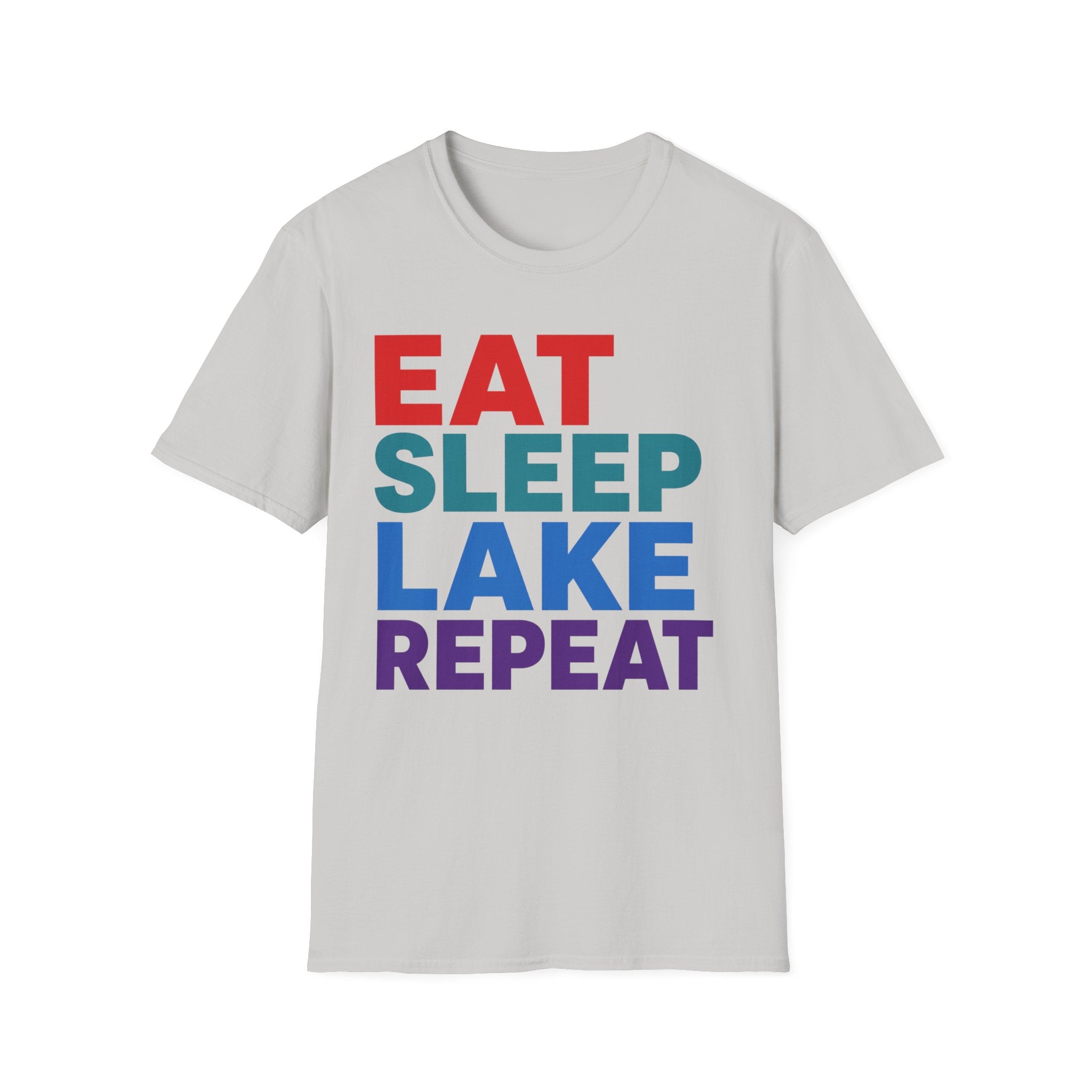 Eat Sleep Lake Repeat Graphic Tee