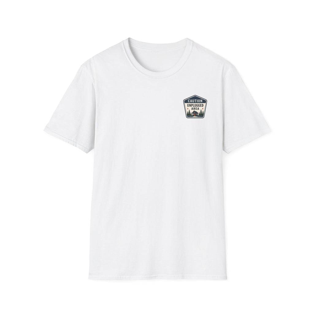 Caution Unplugged Area Graphic Tee