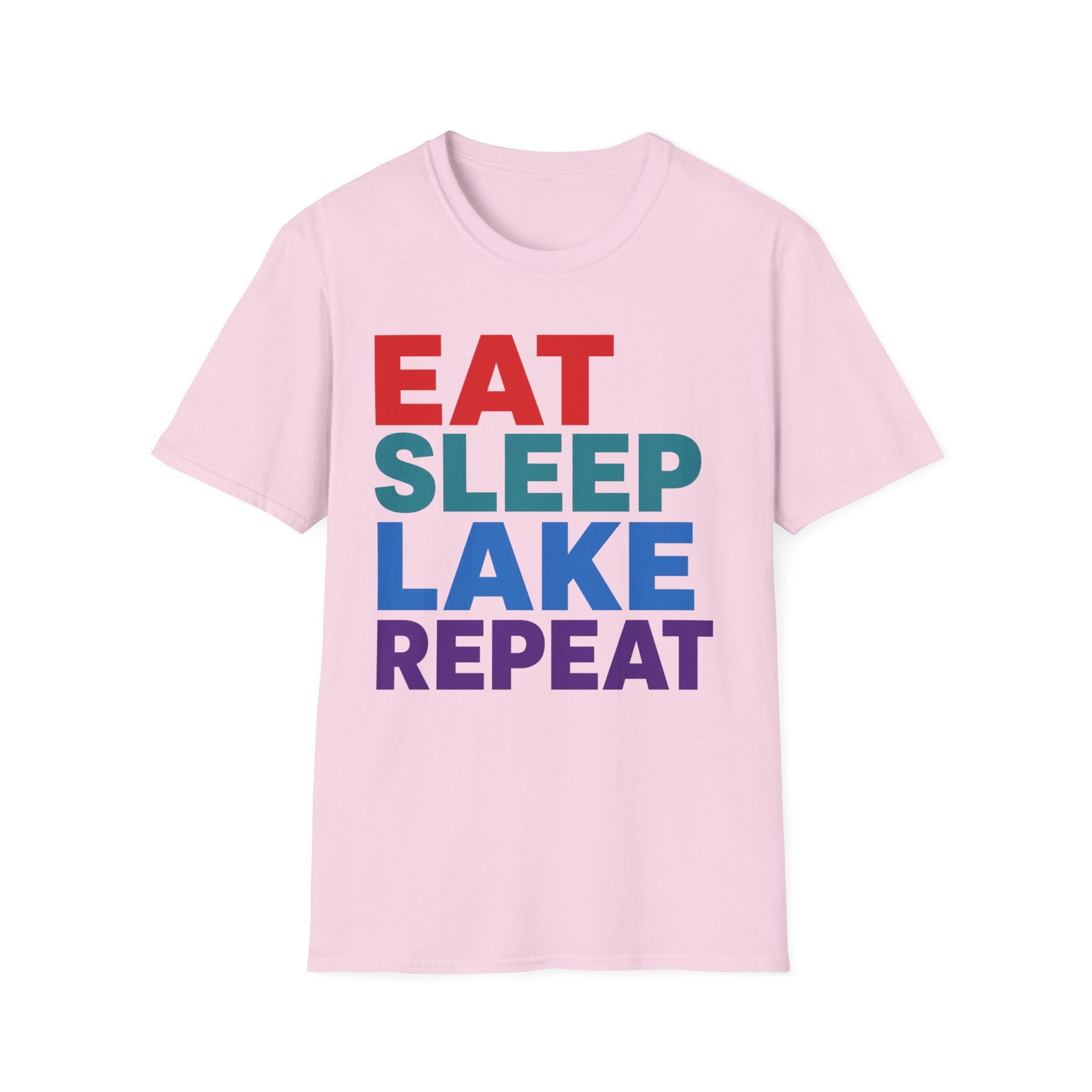 Eat Sleep Lake Repeat Graphic Tee