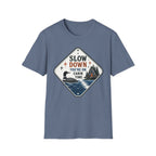 Slow Down You're On Cabin Time Graphic Tee