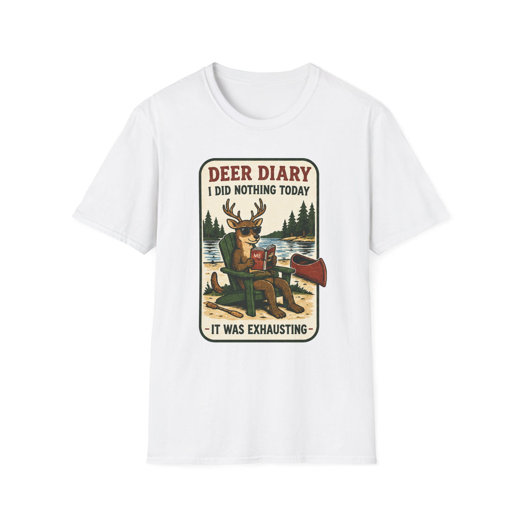 Deer Diary I Did Nothing Today Graphic Tee