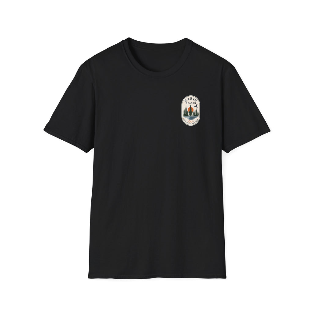 Cabin Retreat Graphic Badge Tee