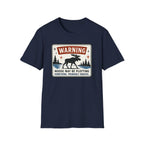 Warning Moose May Be Plotting Something Graphic Tee