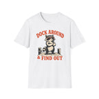 Dock Around & Find Out Raccoon Graphic Tee