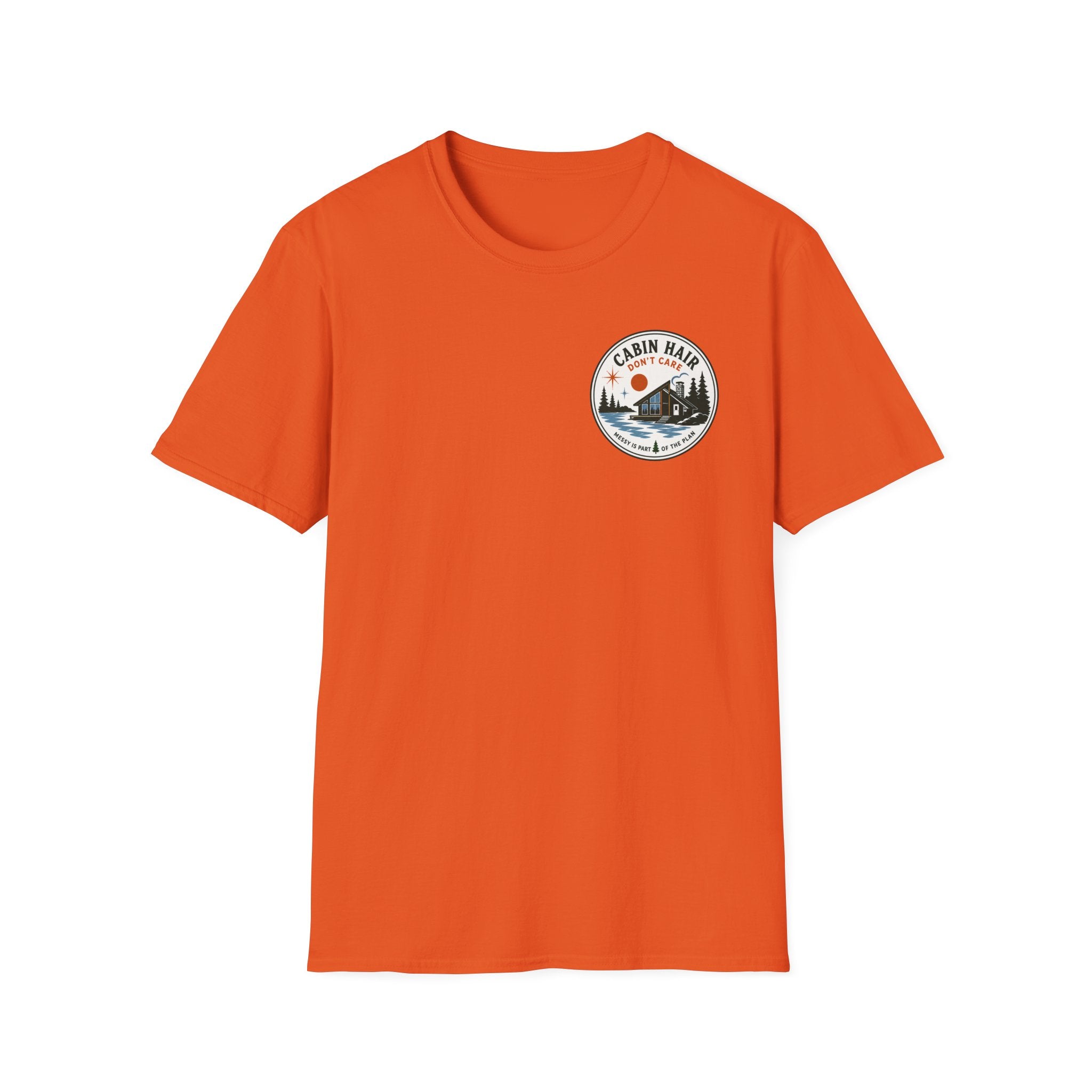 Cabin Hair Don't Care Graphic Badge Tee