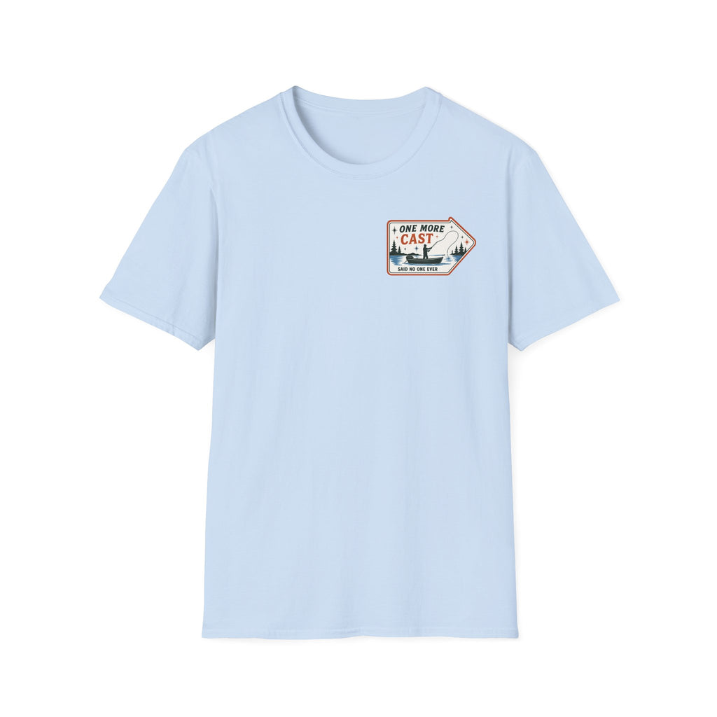 One More Cast Graphic Badge Tee