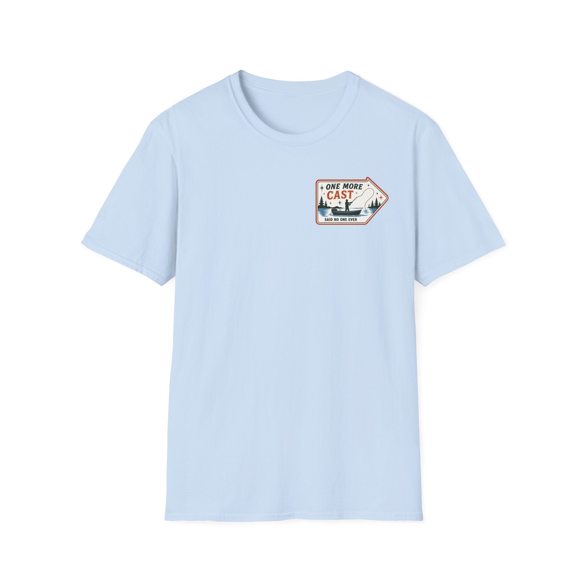 One More Cast Graphic Badge Tee